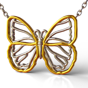 Las Mariposas y el Amor Dorado Plateado